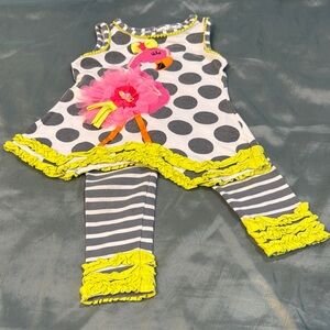 Rare Editions Gray and Neon Yellow Set